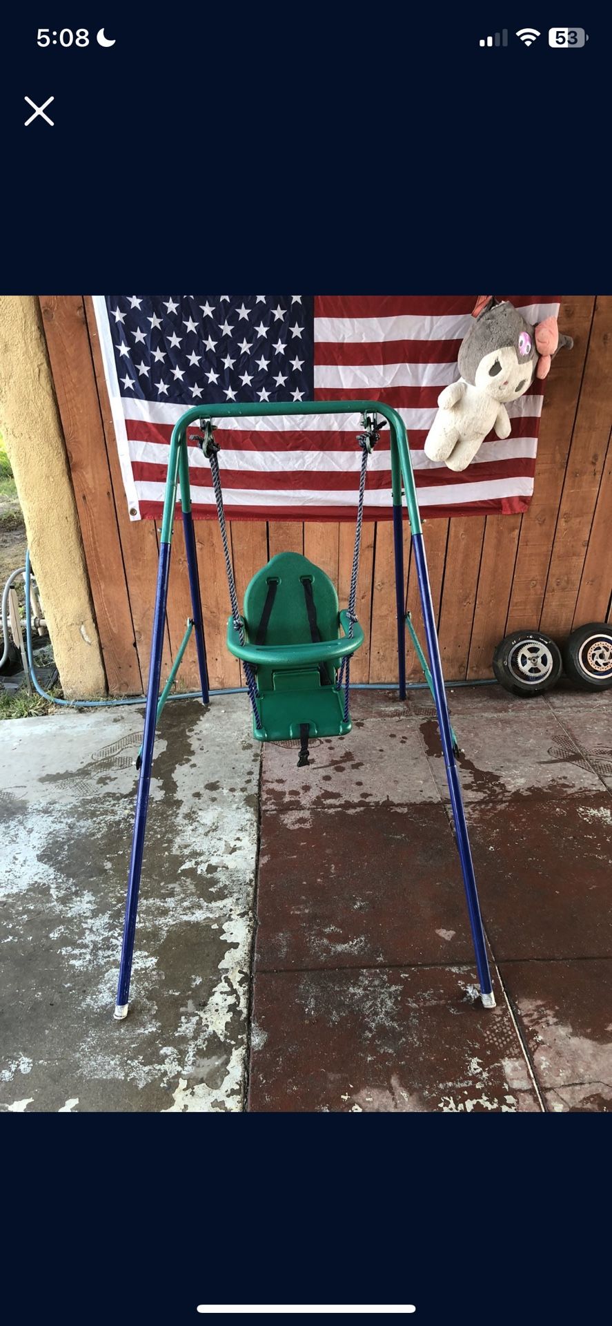 Portable Toddler and Children's Swing Chair