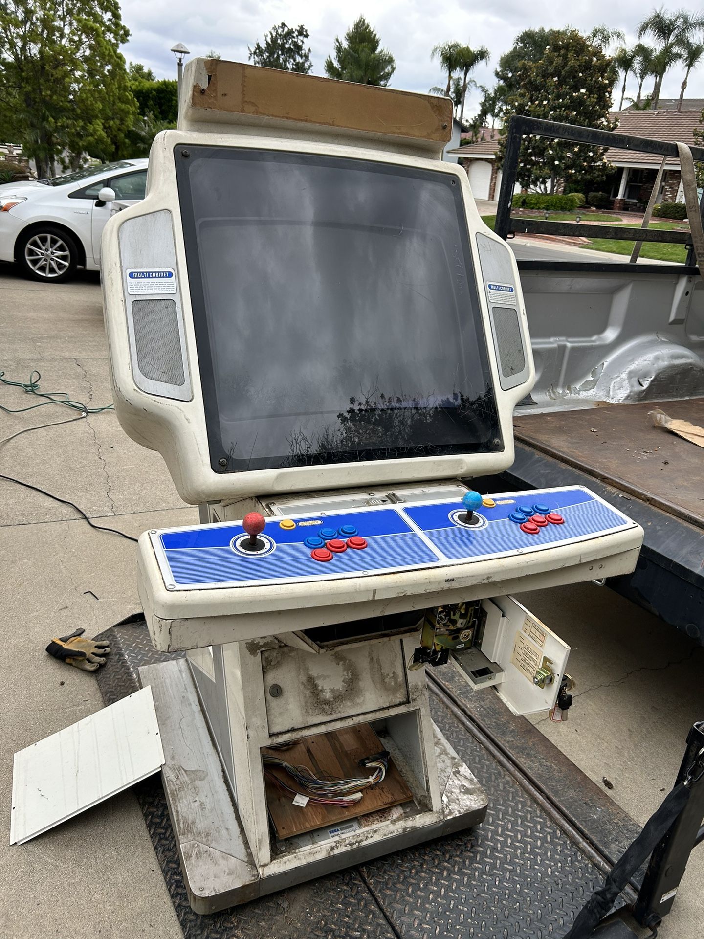 Sega Swing Monitor No Picture Japanese Candy Cab Arcade Video Game Machine