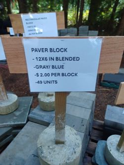 Paver Block 12xinx16in Blended 