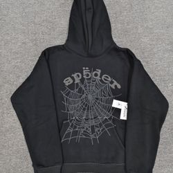 Spider hoodie Phantom black 