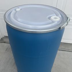 Open Top Water Barrel Drum Container 55 Gallons