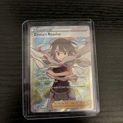 Zinnia’s Resolve Full Art Trainer Card