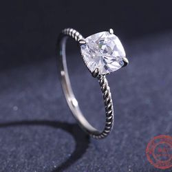 Diamond Ring S925 Sz 6,7,8
