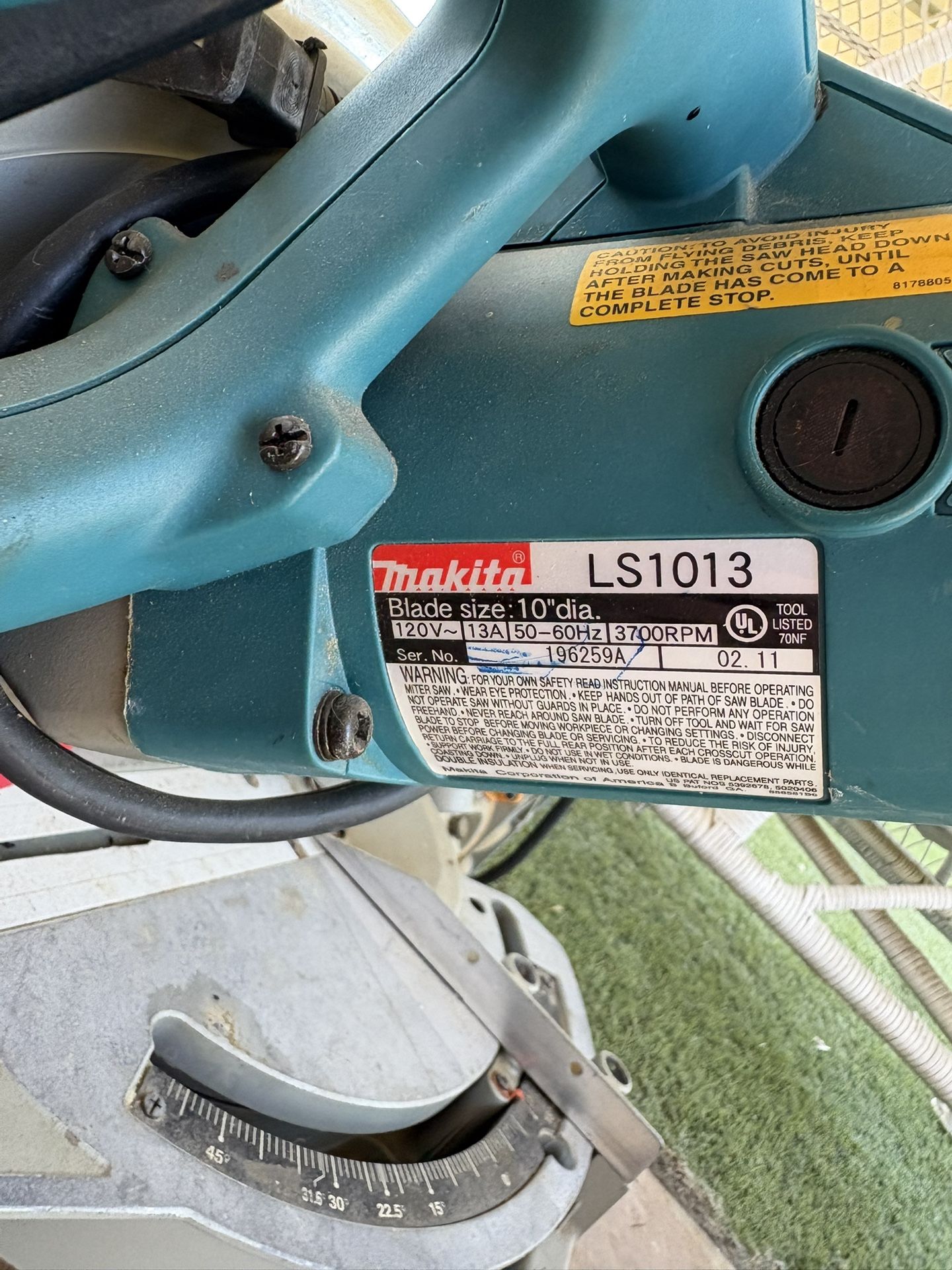 Makita Ls1013 Compound Mitre Saw
