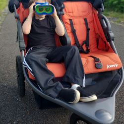 Joovy Zoom X2 Paprika Double Jogging Stroller