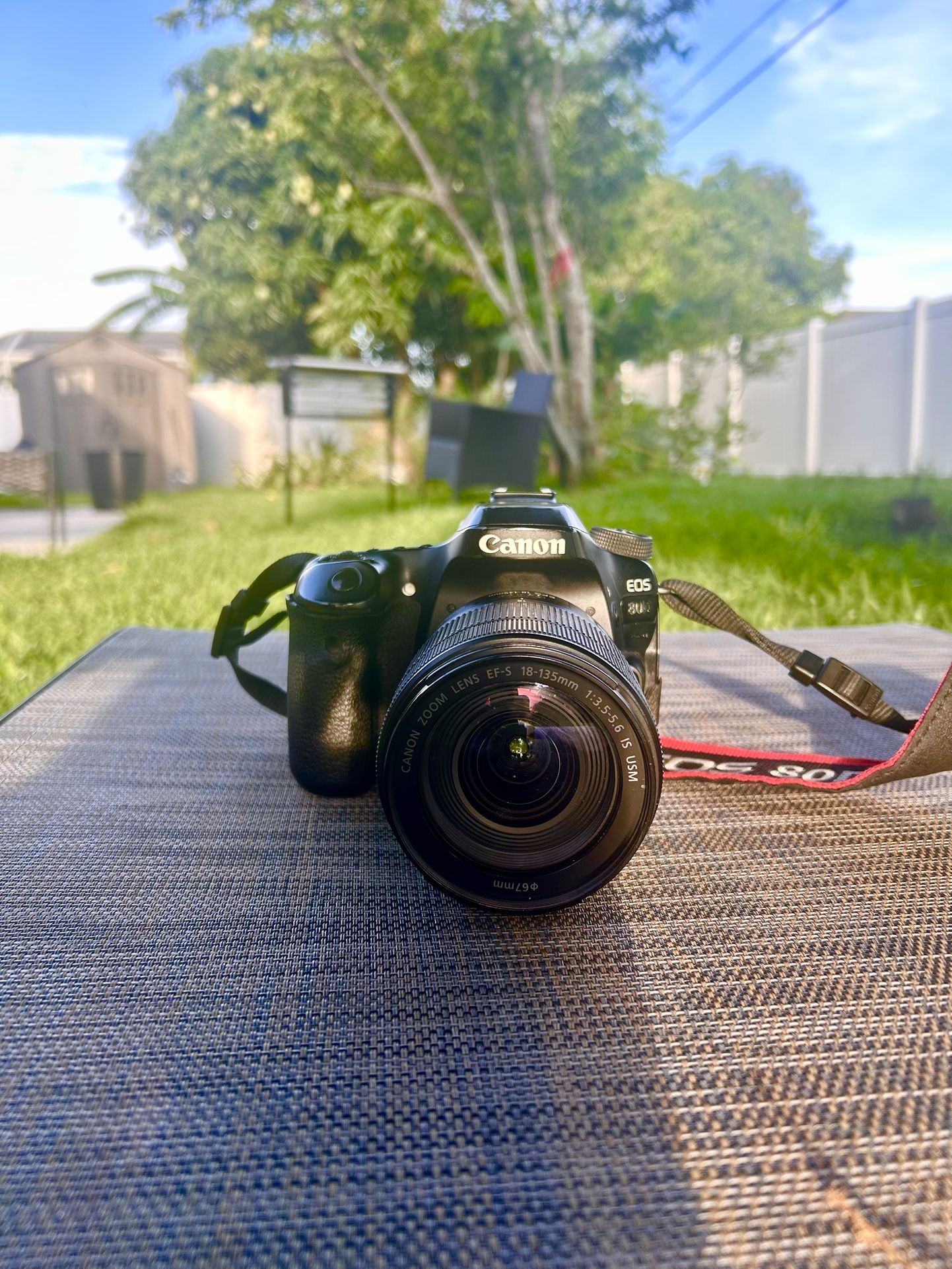 “Canon EOS 80D DSLR with 18-135mm IS USM Lens – Excellent Condition”