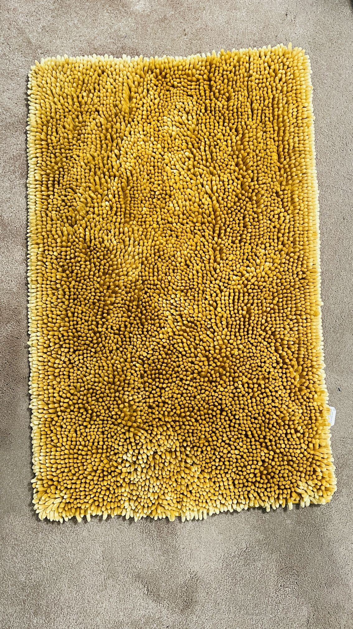 Lavender + Sage Gold Bath Rug | 21” X 34”