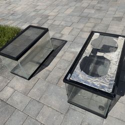 Two Reptile Tanks