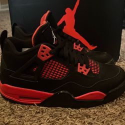 Jordan 4 Red Thunder Gs Size 5