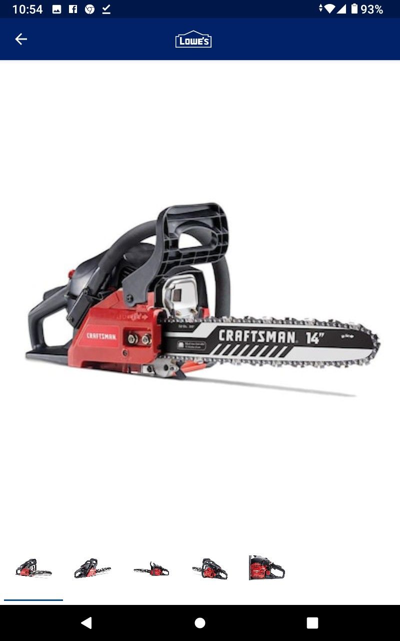 Craftsman gas chainsaw