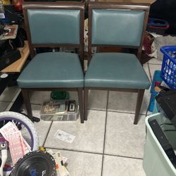 Two Neat Green Chairs Just $20 For The Two