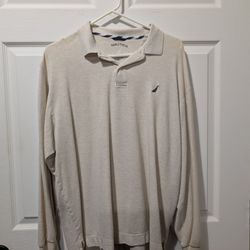 Nautica Men's Tan Shirt Size L 