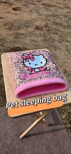 Handmade Small Animal Sleeping Bag – Cozy, Soft, and Washable