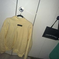 Yellow Essentials Hoodie