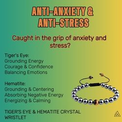Anti-Stress & Anti-Anxiety Crystal Bracelets (new)