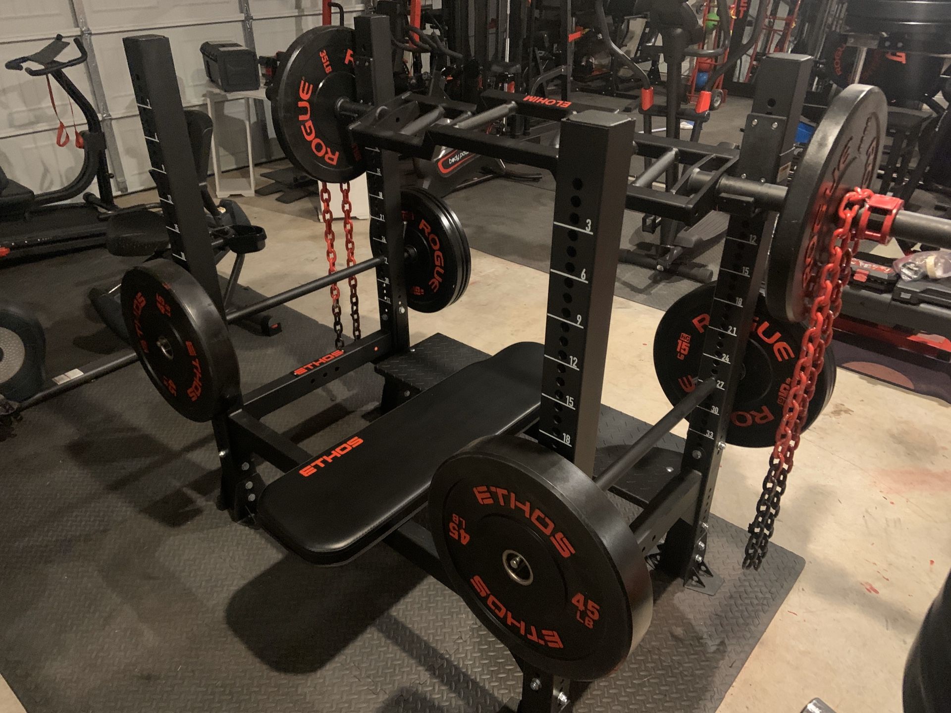 FIRM PRICE Ethos Olympic Weight bench without Olympic bar for Sale in