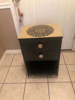 Nightstand/ side table, two drawers