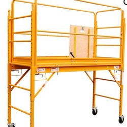 SCAFFOLDING: 6 FT WITH GUARDRAIL SCAF-6HP9R WITH SAFECLIMB HATCH PLATFORMS