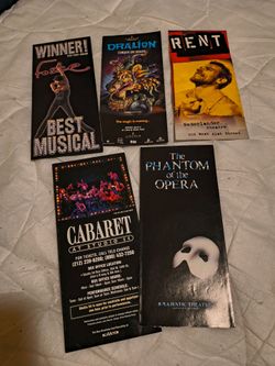 Five Vintage Broadway brochures