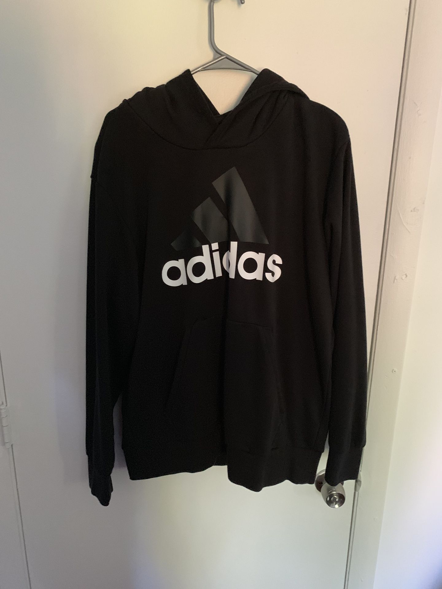 Adidas hoodie size. L