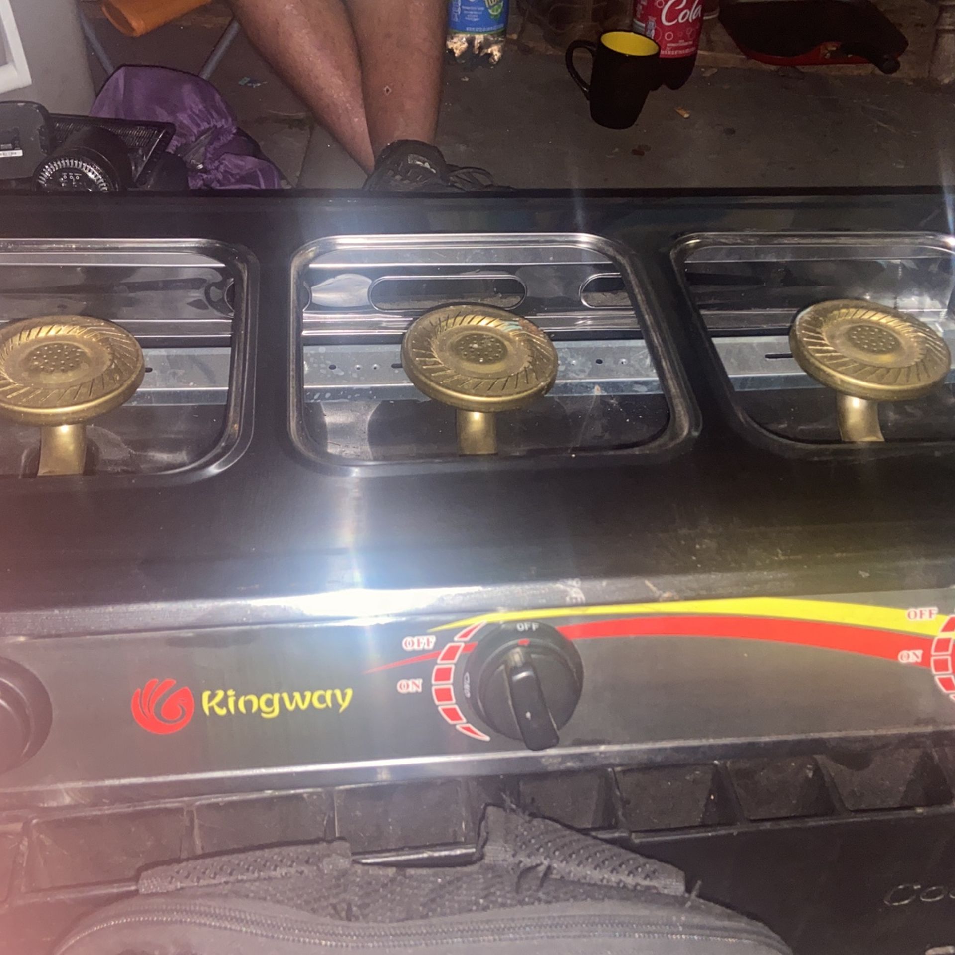 Kingway Three Burner Propane Camping Grill