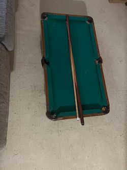 1980 mini Pool table