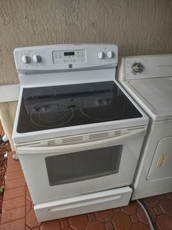 Stove range oven glass top