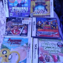  Nintendo DS Game Lot New Sealed In Original Box 6 Video Games