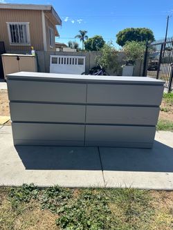 Gray dresser