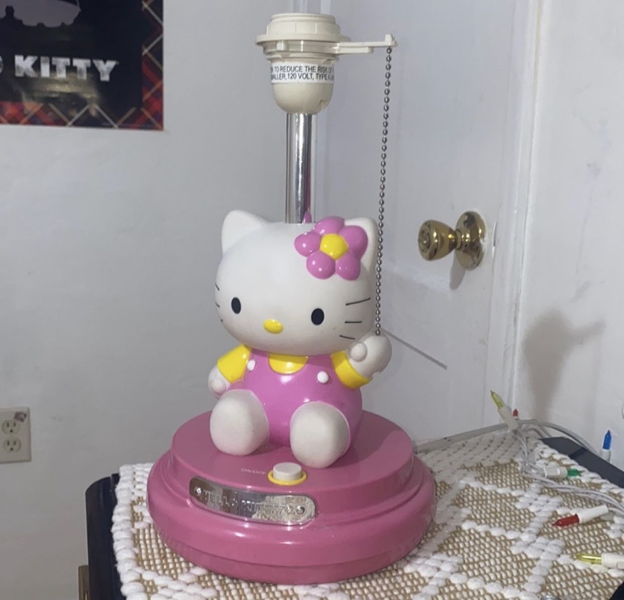 Hello Kitty Vintage Lamp 