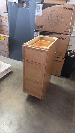 12in Base Cabinet in White Oak Avondale Leyton