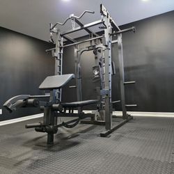 Smith Machine 2001 | Multi-Use Adj Bench | Gym Equipment | Fitness | Squat Rack | Excercise |🔴WEIGHTS AND BARBELL SOLD SEPARATELY 🔴 FREE DELIVERY 🚚