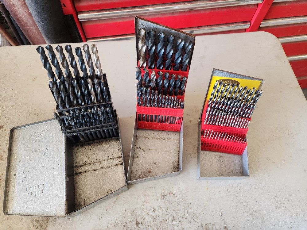 Drill Bit Sets With Index