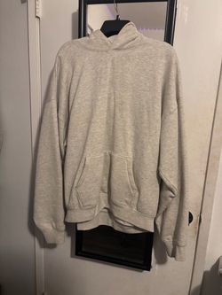 Light Gray Pullover Hoodie Sweatshirt