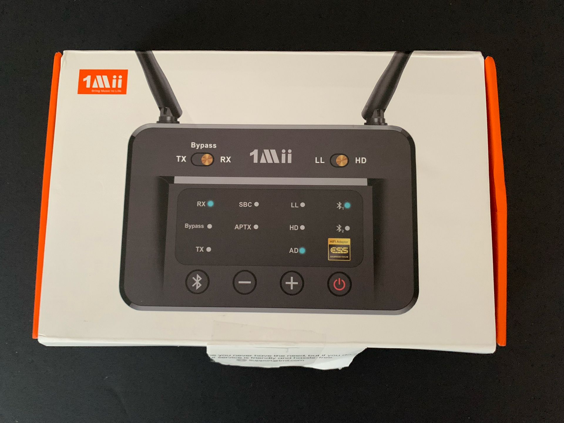1Mii B03Pro Bluetooth 5.3 Transmitter & Receiver Long Range Home HiFi