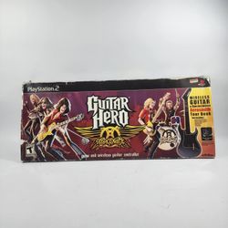 Guitar Hero Aerosmith [Bundle] (Sony PlayStation 2 PS2, 2008)