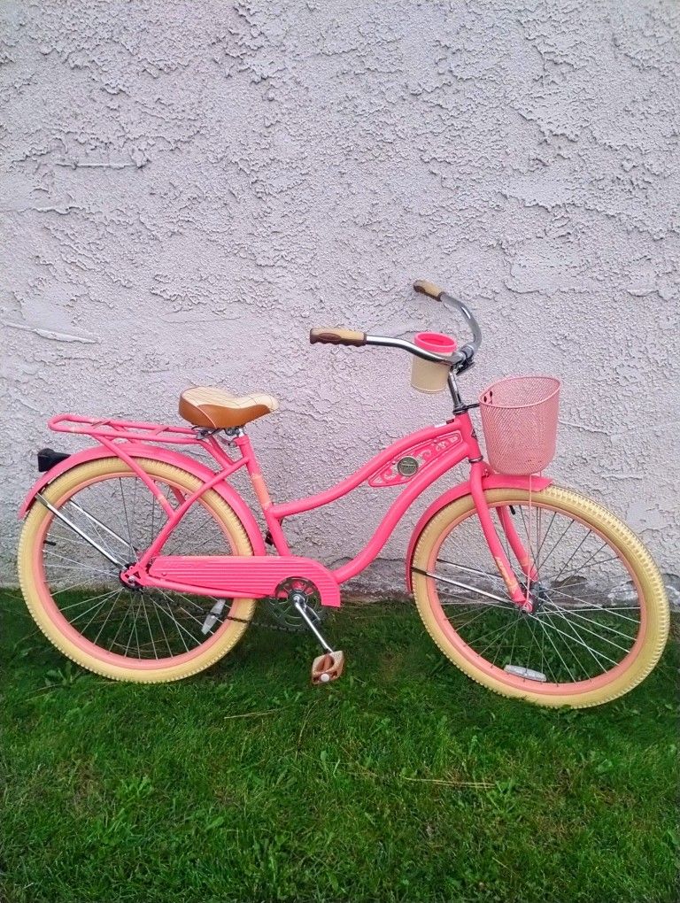 Women's Huffy Nel Lusso 26" Beach Cruiser Bike Bicicleta Basket