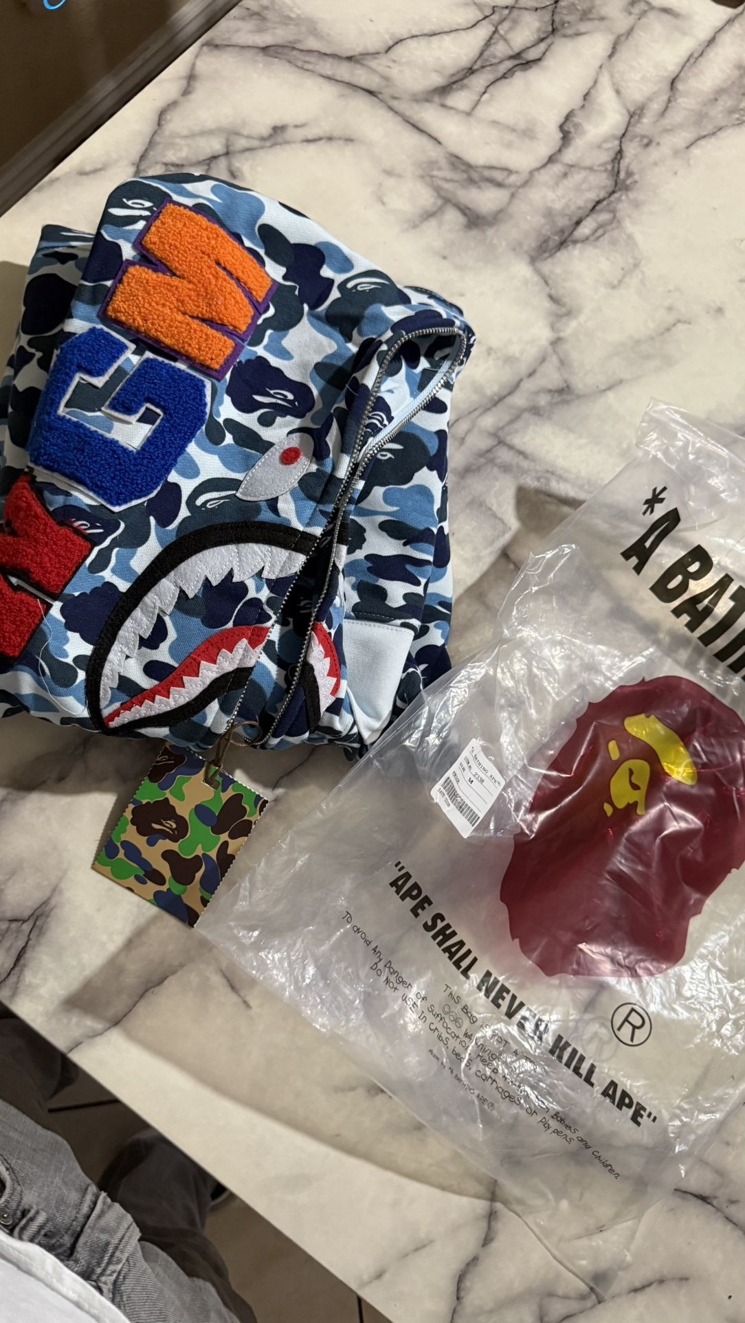 A Bathing Ape Full Zip Hoodie