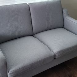 Grey Couch loveseat 