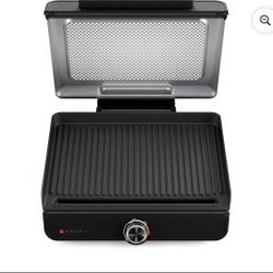 Ninja Sizzle 4-6 Serving Indoor Electric Grill w/ Nonstick Grill Plate, Edge-to-Edge Heating, GR100