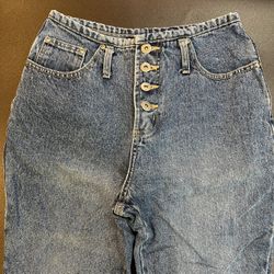 Vintage Route 66 Flare Women's Jeans Size 3/4