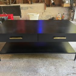 West elm steel Coffee Table