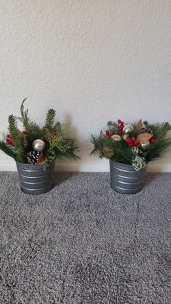 Two Christmas decorations