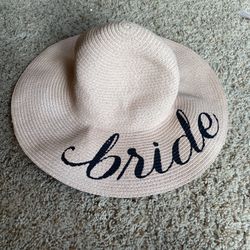 *WEDDING ITEMS* Pink “BRIDE” Hat.