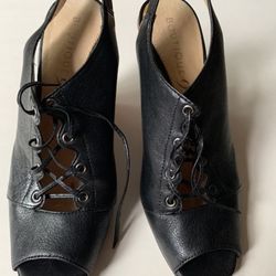 Womens Sz 6.5 Leather Wedges P/up Brooklyn NY 11229