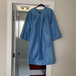Light Blue Graduation Gown