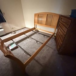 Bed Frame And Dresser