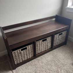 Bench with Storage