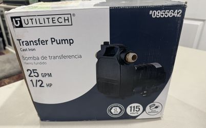 Utilitech Cast Iron Utility Transfer Pump 