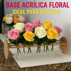 Base Acrílica Para Centros De Mesa